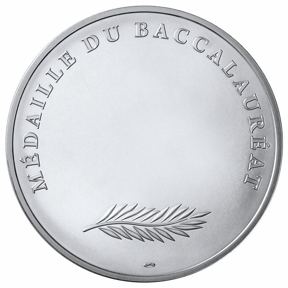 (FMED.Méd.MdP.Ag.100112734000B0) Silver medal - Bachelor medal Reverse (zoom)