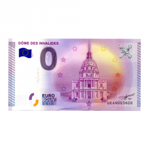 (EURBILLS.000.2015.RF.5.E.UEAN003600) 0 euro France 2015 - Dôme des Invalides Recto