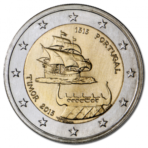 2 euro commémorative Portugal 2015 - Timor Avers (zoom)