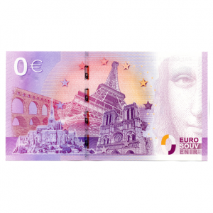 (EURBILLS.000.2015.RF.11.E) 0 euro France 2015 - Palais des papes et Pont d'Avignon Verso (zoom)