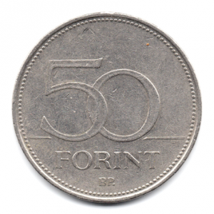 (W094.5000.1995.1.000000001) 50 Forint Faucon 1995 Revers