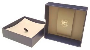 (MATMDP.Cofméd&écr.Ecr.97mmx97mmx28mm) Boîte pour médaille Monnaie de Paris (intérieur) (zoom)
