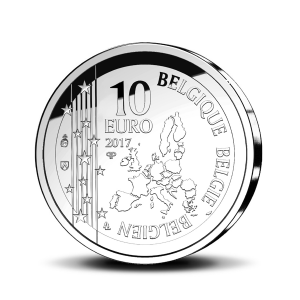 10 euro Belgique 2017 argent BE - Till l'Espiègle Avers (zoom)