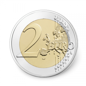 2 euro commémorative France 2017 - Lutte contre le cancer du sein Revers (Zoom)
