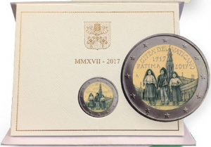 2 euro commémorative Vatican 2017 BU - Fátima (zoom)
