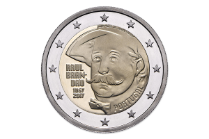 2 euro commémorative Portugal 2017 BE - Raul Brandão Avers (zoom)