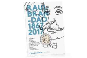 2 euro commémorative Portugal 2017 BU - Raul Brandão (packaging) (zoom)