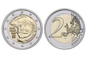 2 euro commémorative Portugal 2017 BU - Raul Brandão (zoom)