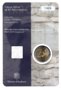 (EUR24.ComBU&BE.2016.200.BU.COM1.cp5.19876) 2 euro commémorative Andorre 2016 BU - Réforme de 1866 Verso (zoom)