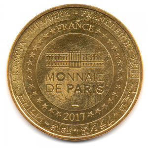 (FMED.Méd.tourist.2017.CuAlNi2.1.-1.000000002) Tourism token - Mickey & Disneyland Paris Reverse (zoom)