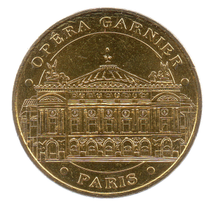 (FMED.Méd.tourist.2017.CuAlNi3.-1.000000002) Tourism token - Paris Opera Obverse (zoom)