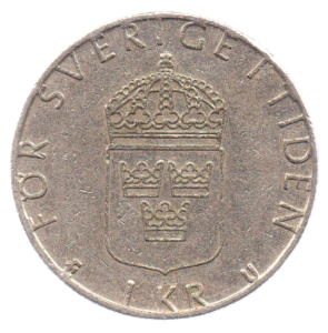 (W208.100.1978.1.ttb.000000001) 1 Krona King Carl XVI Gustaf 1978 Reverse (zoom)
