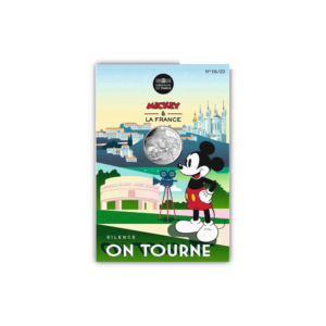 10 euro France 2018 argent - Mickey cinéaste (packaging) (zoom)