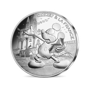 10 euro France 2018 silver - Mickey on the Avignon Bridge Obverse (zoom)