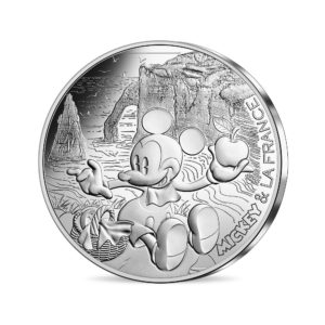 10 euro France 2018 silver - Mickey's picnic in Normandy region Obverse (zoom)