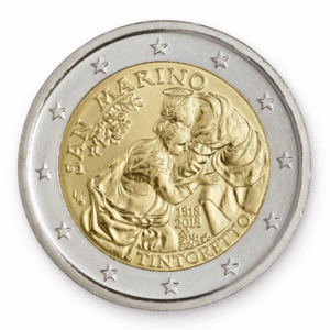 2 euro commémorative Saint-Marin 2018 - Tintoretto
