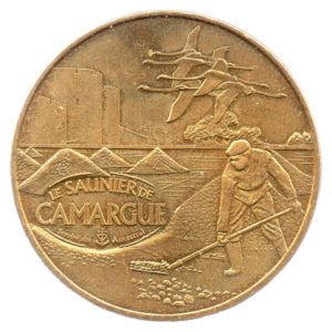 (FMED.Méd.souv.2010.CuAlNi1.ttb+[]sup.000000001) Memory token - Le Saunier de Camargue Obverse (zoom)