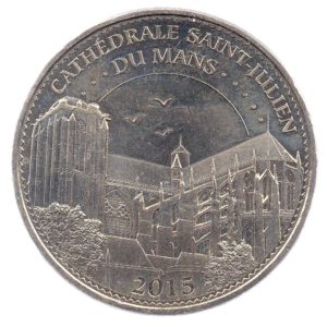 (FMED.Méd.tourist.2015.CuNi-5.1.spl.000000001) Tourism token - Saint Julian Cathedral Obverse (zoom)