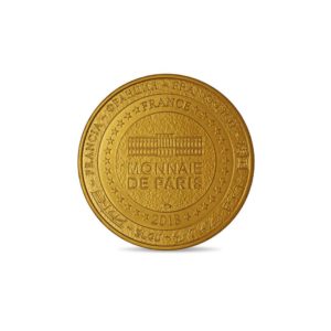 (FMED.Méd.tourist.2018.CuAlNi1.spl) Tourism token - French Mint Reverse (zoom)