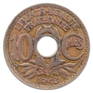 (FMO.010.1918.7.2.tb.000000001) 10 cents Lindauer 1918 Reverse (zoom)