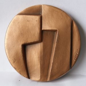 (FMED.Méd.MdP.Cu-1.cp7.000000001) Médaille cuivre - Dialogue, par Carréga Avers
