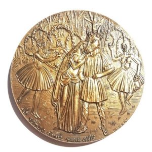 (FMED.Méd.MdP.CuSn105.1.spl.000000001) Bronze medal - Felix Mendelssohn Reverse (zoom)