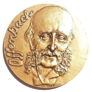 (FMED.Méd.MdP.CuSn118.-1.spl.000000001) Bronze medal - Jacques Offenbach Obverse (zoom)