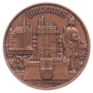 (FMED.Méd.MdP.CuSn24.spl.000000001) Bronze medal - Vincennes castle Obverse (zoom)
