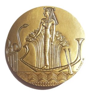 (FMED.Méd.MdP.CuSn27.spl.000000001) Bronze medal - Cleopatra Reverse (zoom)