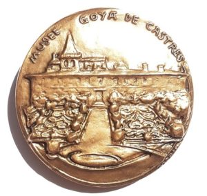 (FMED.Méd.MdP.CuSn52.1.spl.000000001) Bronze medal - Francisco Goya y Lucientes Reverse (zoom)