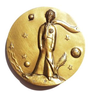 (FMED.Méd.MdP.CuSn86.spl.000000001) Médaille bronze - The Little Prince Obverse (zoom)
