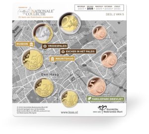 Uncirculated coin set Netherlands 2018 (The Hague) Back (zoom)