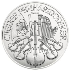 100 euro Austria 2018 1 ounce platinum - Vienna Philharmonic Orchestra Reverse (zoom)