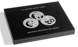 (MAT01.Cofméd&écr.Cof.344580) Numismatic case Leuchtturm - 10 Yuan Panda 1 oz (closed) (zoom)