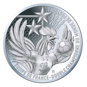 10 euro France 2018 silver - FIFA World Cup, Russia 2018 (zoom)
