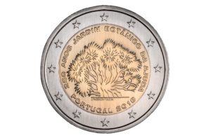 2 euro commemorative coin Portugal 2018 - Botanic garden of Ajuda Obverse (zoom)