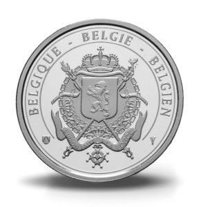 Brilliant Uncirculated coin set Belgium 2018 (medal's reverse) (zoom)