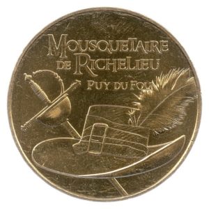 (FMED.Méd.tourist.2016.CuAlNi2.1.1.spl.000000001) Mousquetaire de Richelieu Obverse (zoom)