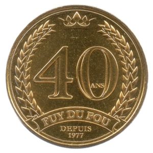 (FMED.Méd.tourist.2017.CuAlNi3.1.1.spl.000000001) Tourism token - Puy du Fou Obverse (zoom)