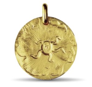 (FMED.Méd.couMdP.Au.10011215380O00) Gold pendant medal - Seal of Salvador Dali Obverse (zoom)