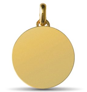 (FMED.Méd.couMdP.Au.10011267810P00) Gold pendant medal - Cherub Reverse (zoom)