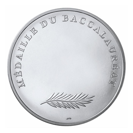 (FMED.Méd.MdP.Ag.100112734000B0) Médaille argent - Baccalauréat Revers