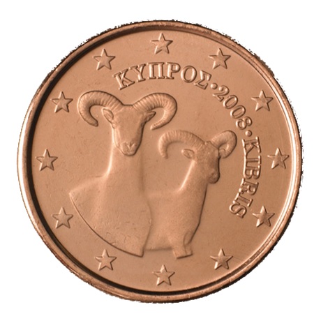(EUR04.001.2008.0) 1 cent Chypre 2008 Avers