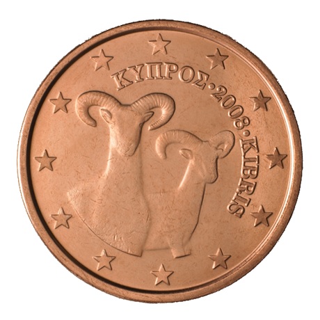 (EUR04.005.2008.0) 5 cent Chypre 2008 Avers