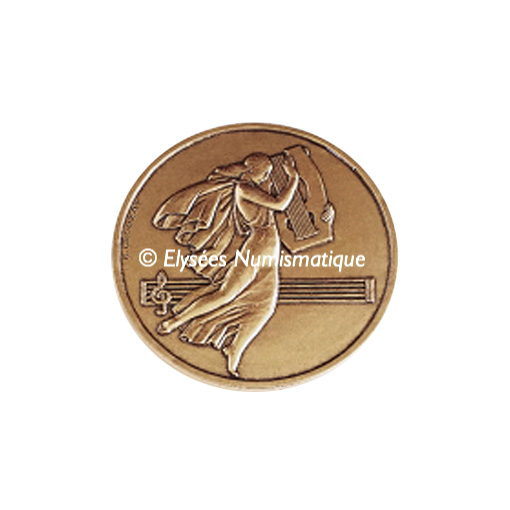 Médaille bronze - Musique, par Crouzat - avers