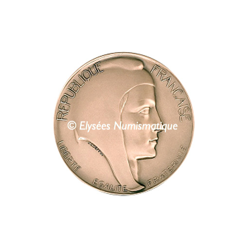 Médaille bronze - République (Grand module) - avers