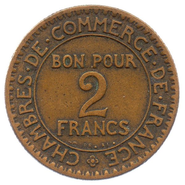 2 Franc Chambres De Commerce 1923 Elysées Numismatique