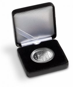 (MAT01.Cofméd&écr.Ecr.358068) Numismatic case Leuchtturm - German 20 euro coin (open) (zoom)