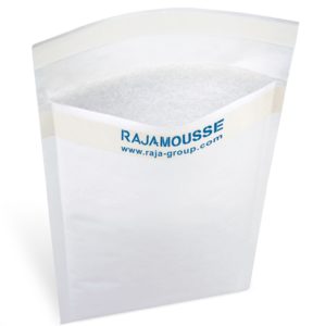(MATRj.Parcels.Env.PMLA.100) White foam envelopes RAJAMOUSSE Eco 16.00 cm x 10.00 cm (x100) (zoom)
