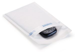 (MATRj.Parcels.Env.PMLA.100) White foam envelopes RAJAMOUSSE Eco (x100) (example 1) (zoom)